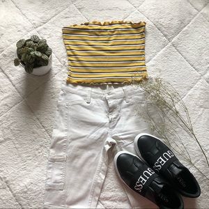 2 for 25❗️Striped cropped tube top